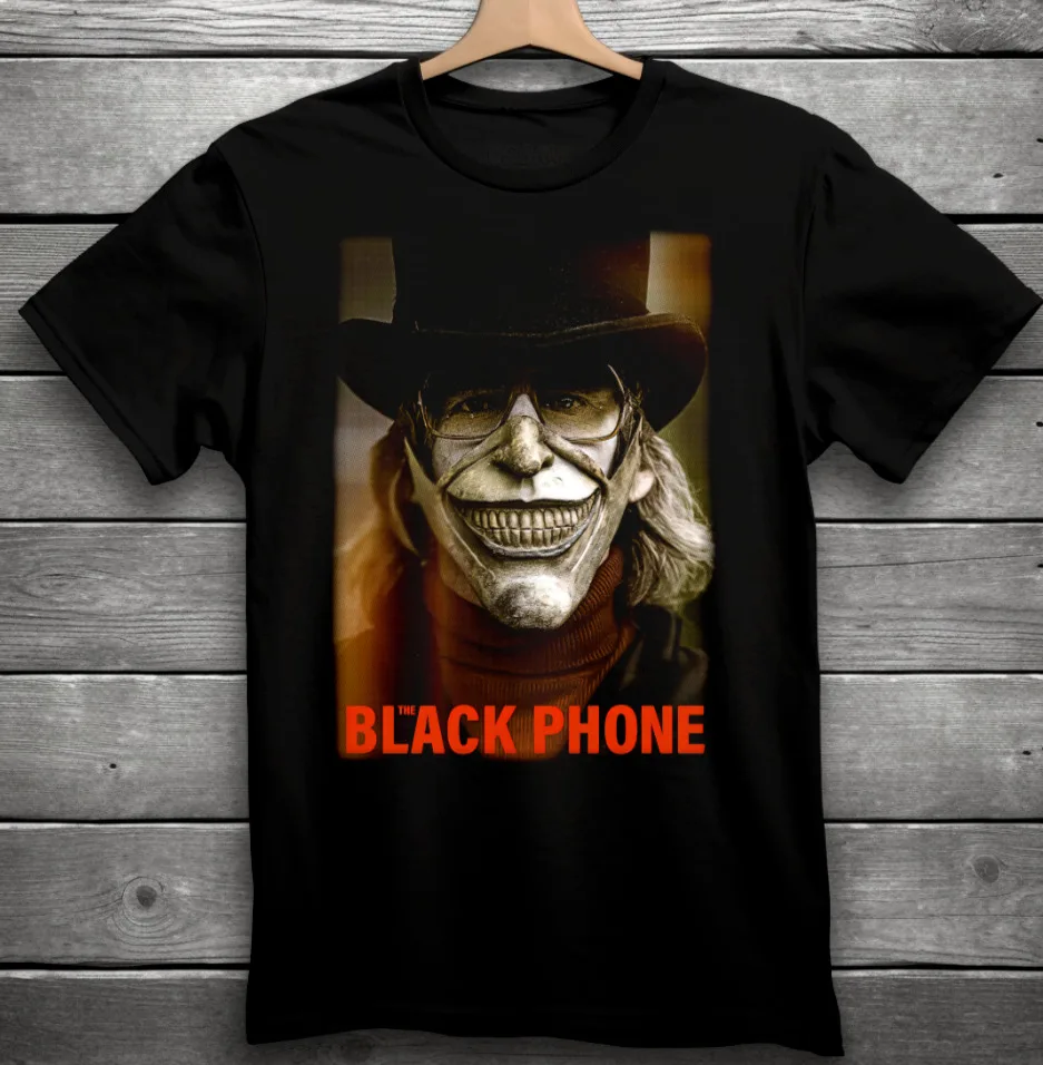 

The Black Phone Horror Movie T-shirt Black S-3XL Ethan Hawke