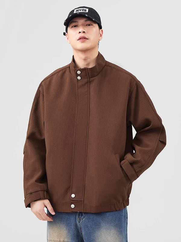 

Мужская зимняя куртка в стиле ретро: высококачественная, утепленная, из хлопка, с воротником-стойкой, свободного кроя, повседневная, с модным узором