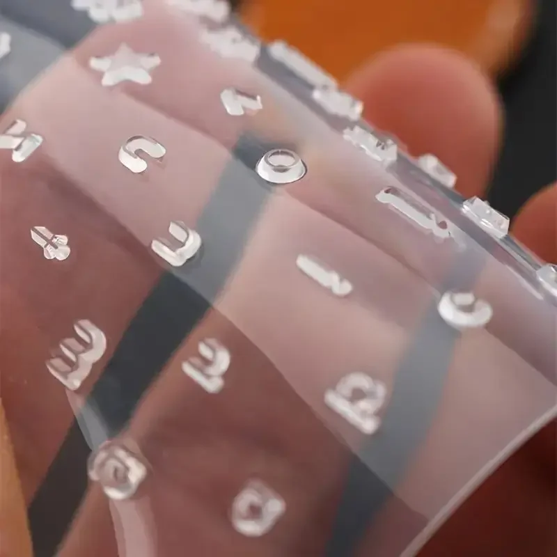 1Set DIY Leather Carving Digital Symbol Seal Leather Letter Punching Semi Transparent Leather Printing Tool Movable Type Copper