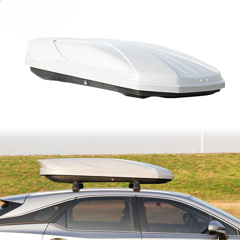 SUV Universal Roof Rack Luggage Cargo Carrier Storage Car Roof Box Camping 420L ABS Customized Logo Roof Mounted Box