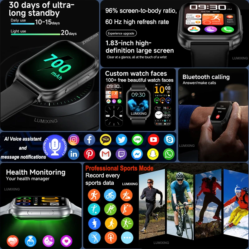 2026 Nieuwe Smartwatches Manne - Aquatic Sports Performance recensie en prijs