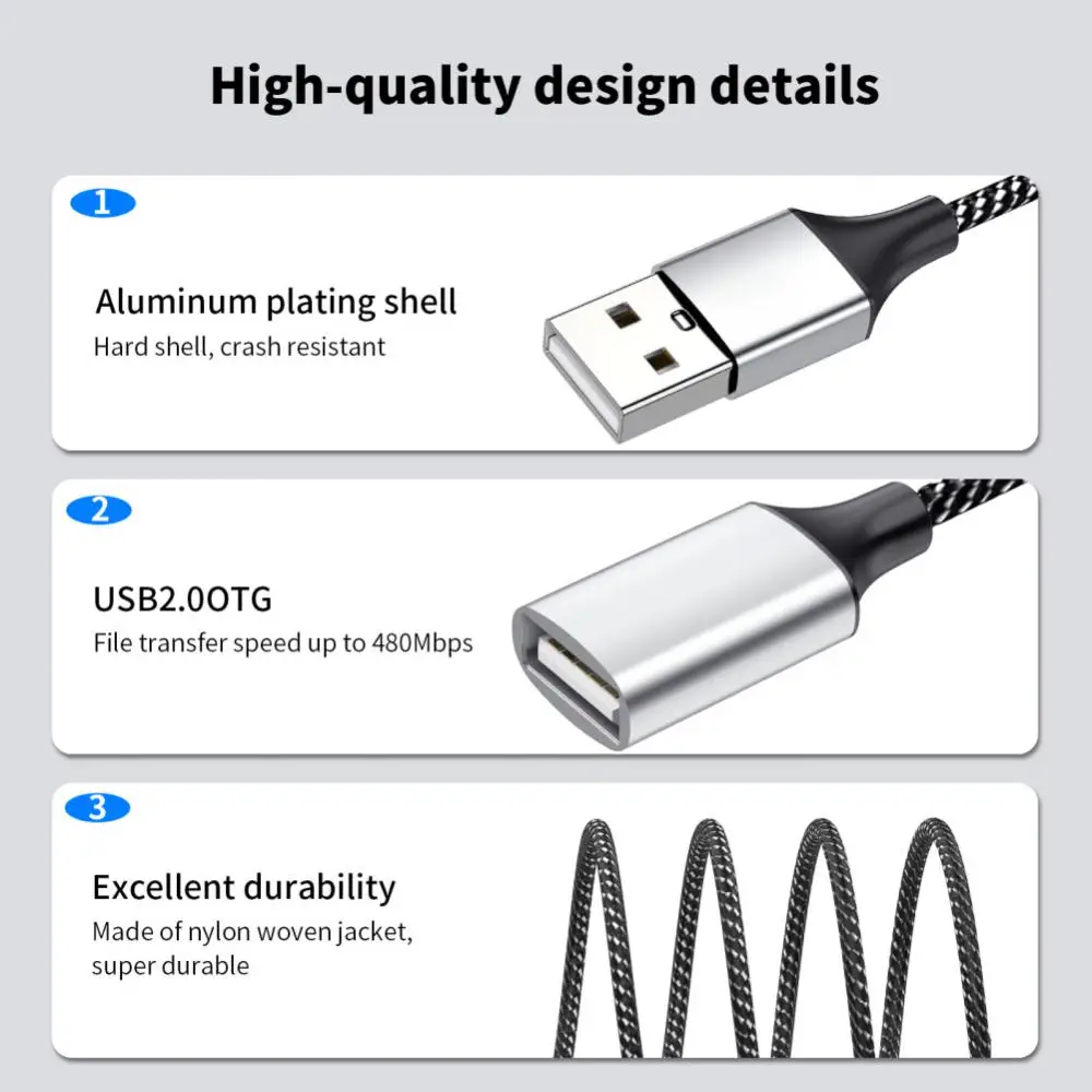 Type C Hub Extensions 4 Port USB Cable Splitter OTG High Speed Transfer Adapter Portable Converter For PC Laptop Macbook