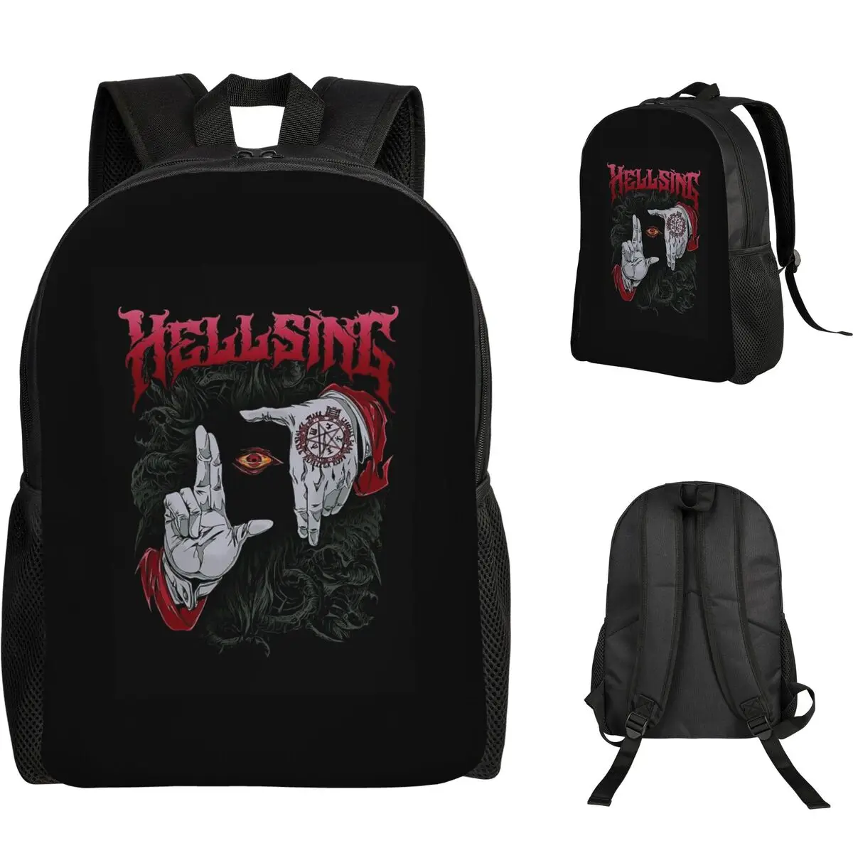 

Рюкзак Alucard Hellsing Manga для студентов, школьников, мальчиков и девочек, сумка для книг, школьная сумка, сумка для ноутбука, сумка через плечо