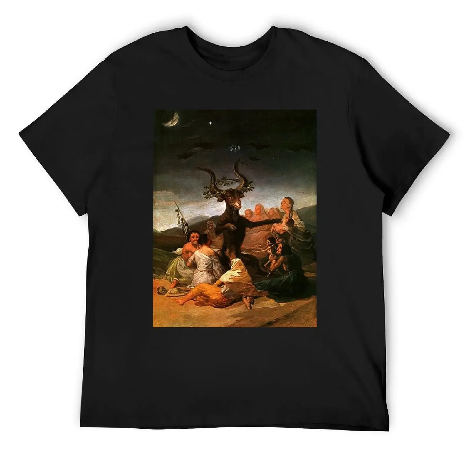 

The Sabbath of witches -Goya T-Shirt blacks cute clothes luxury designer summer tops men graphic t shirts
