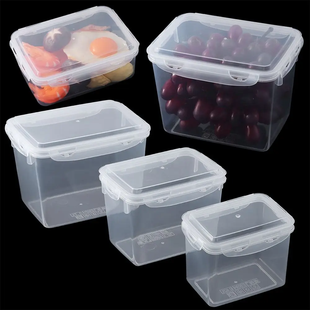 High Quality Outdoor Plastic Bento Box 7 Sizes Picnic Snack Meal Storage Container Prep Lunch Boxes Kids School Dinnerware Tools