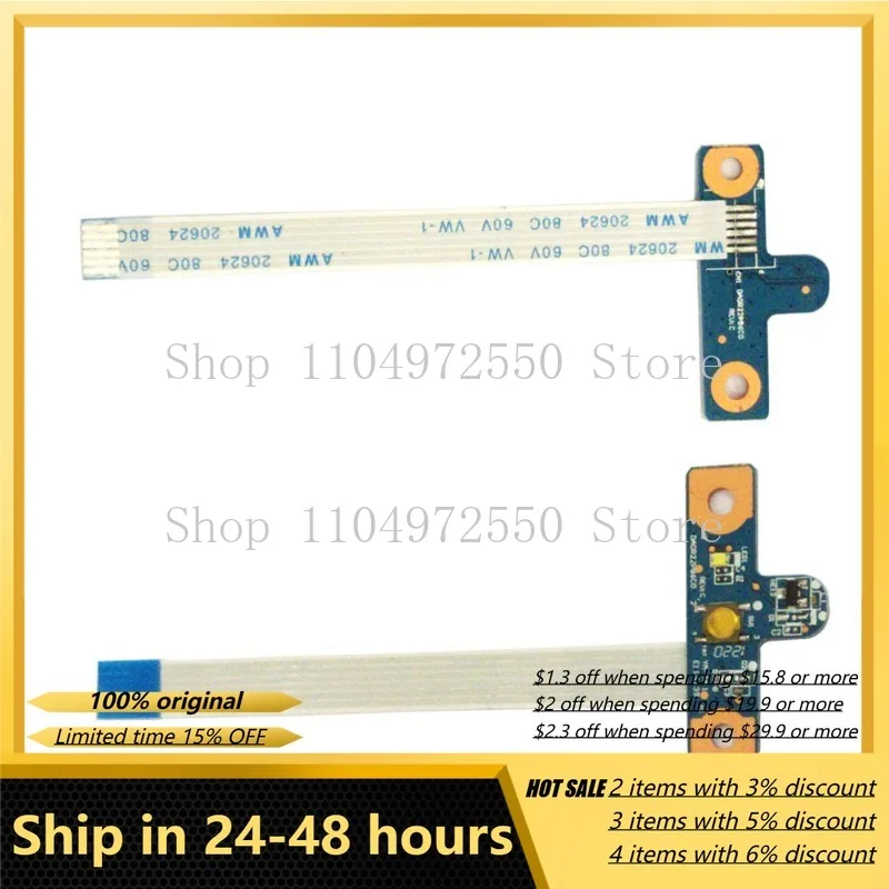 Placa de interruptor de encendido para HP Pavilion G4-1000, placa de encendido DA0R22PB6C0, pieza de repuesto para placa base de portátil, compatible con computadoras