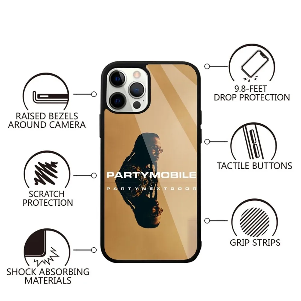 P-Partynextdoor Rapper   Phone Case Strong Magnetic For IPhone 15,14,13,Pro,Max,Plus,11,12,Mini For Magsafe Wireless Charging