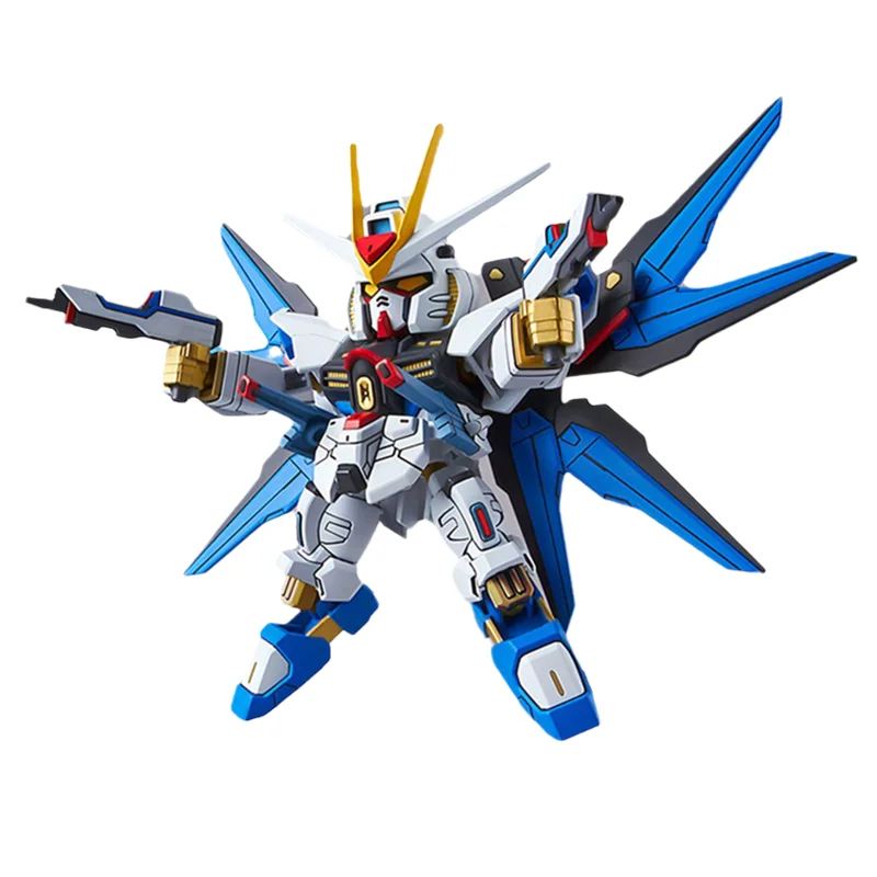 Mô Hình Lắp Ráp Bandai Ban Đầu GUNDAM Anime Mẫu SD ZGMF-X20A STRIKE FREEDOM GUNDAM Hành Động Hình Mô Hình Đồ Chơi Quà Tặng Cho Trẻ Em