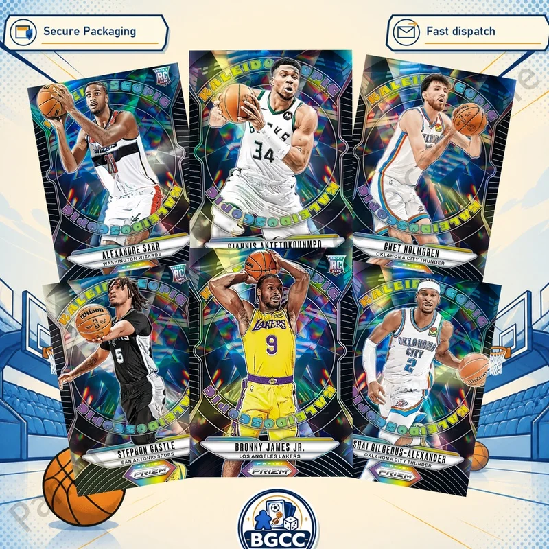 Carte de collection NBA faite maison DIY, série kaléidoscopique Steffon-Castle James Jordan Yao Ming