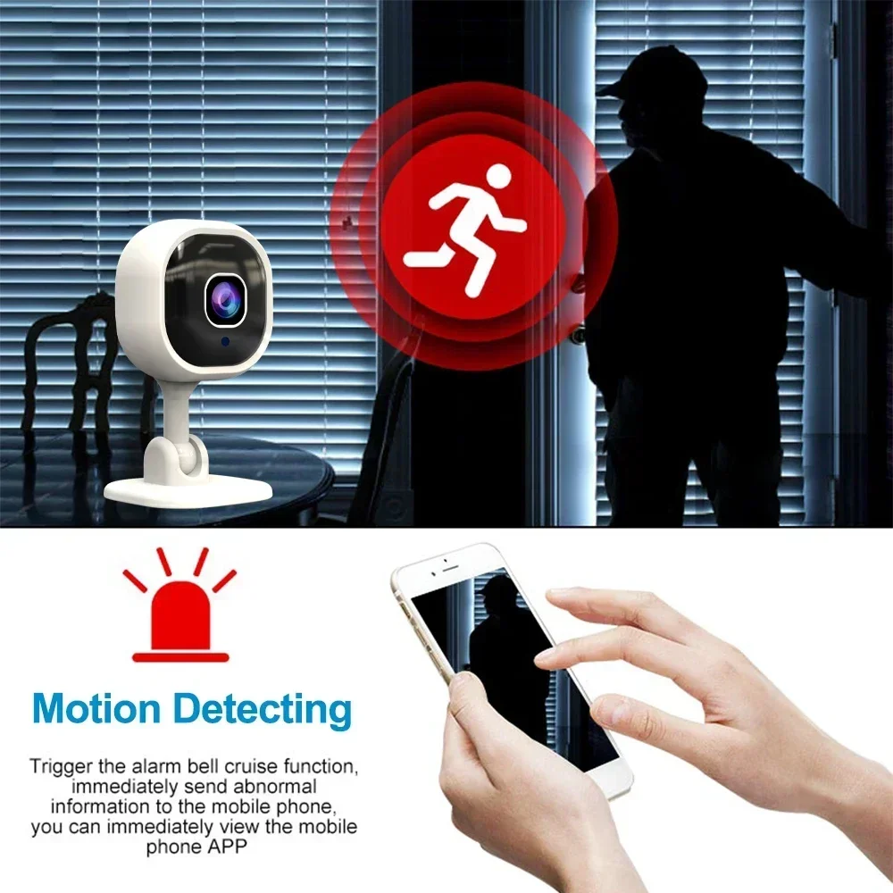 

1080P Smart Security Camera Motion Detection Night Wireless Cameras for Home Outdoor Security Vision Two-way Audio