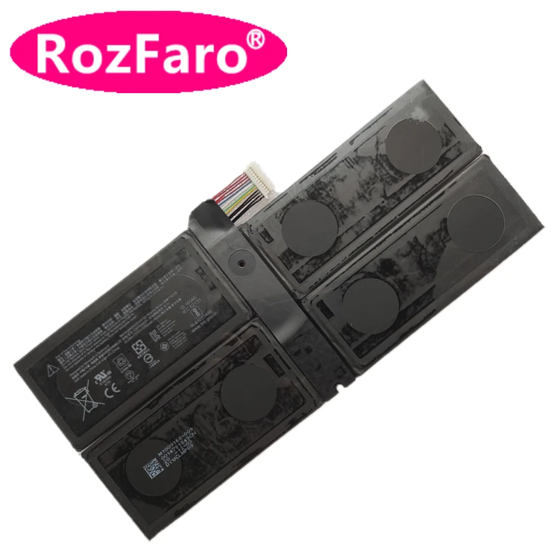 

RozFaro For Microsoft Surface Pro 7 1866 12.3 Inch 2019 Tablet PC 7.57V 43.2Wh 5702mAh Laptop Battery G3HTA061H DYNM03