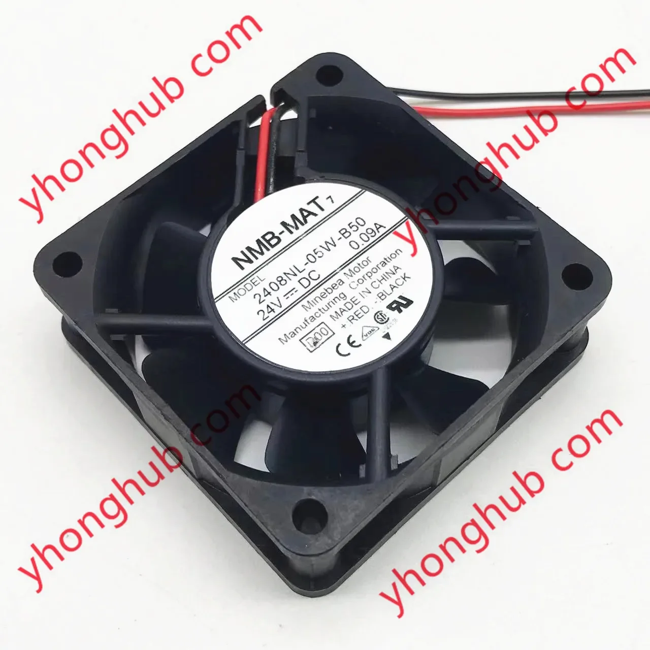 

NMB-MAT 2408NL-05W-B50 P00 D00 DC 24 В 0,09 А 60x60x20 мм Вентилятор охлаждения сервера