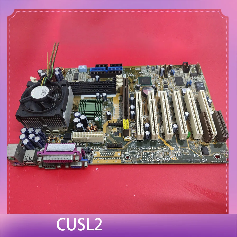 

815 motherboard CUSL2 integrated graphics card with 6 PCI slots