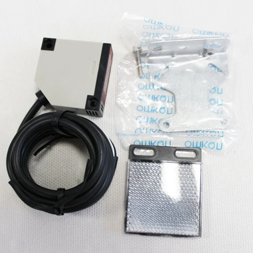 

Инфракрасный фотоэлектрический датчик E3JK-R4M1 E3JK-R4M2, многофункциональный, 12-240В DC, 24-240В AC, NO/NC, с обратной связью, отражательный