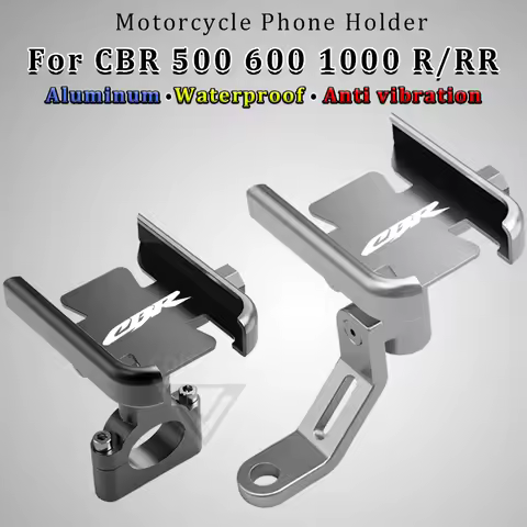 Motorcycle Phone Holder Aluminum for Honda CBR 600 F4i F4 125 150 250 300 500 600 650 929 954 1000 R/RR/F CBR1000RR Accessories