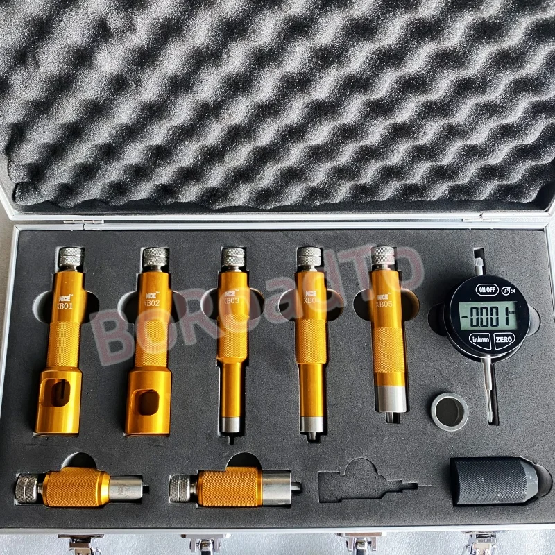 XBJ04 CR Diesel Injector Valve Assembly AHE Stoke Travel Stage 3 Measuring Base Common Rail Test Bench Tool