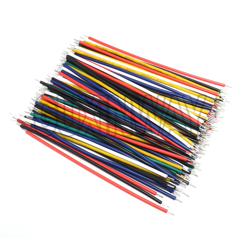 24AWG القصدير مطلي اللوح سلك كابل قافز 8 سنتيمتر 24AWG يطير سلك توصيل معزز كابل القصدير موصل الأسلاك 1007-24AWG