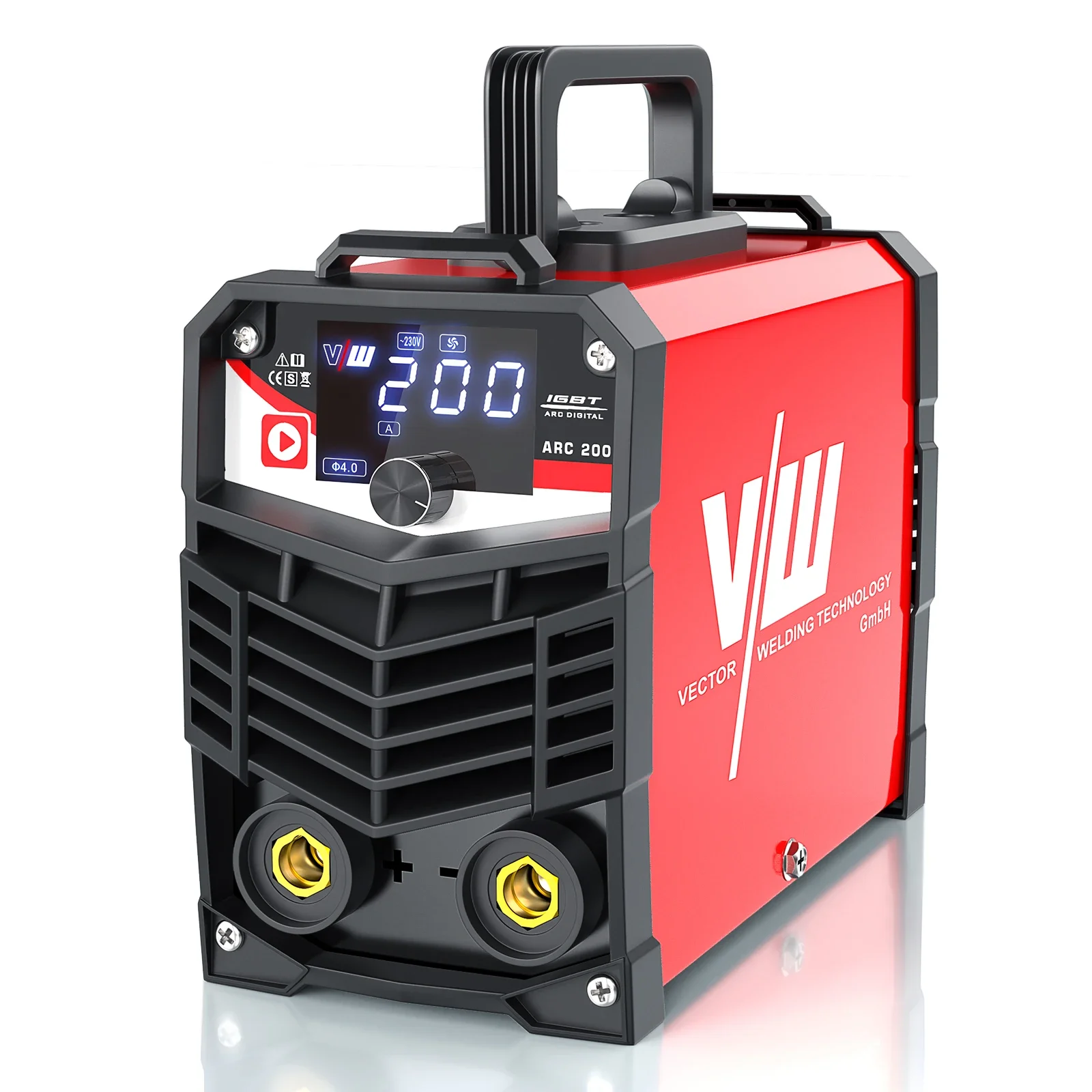 Stahlwerk & vector Manual Metal Arc Welders For Welding MINI MMA ARC200D current portable electric welding machine