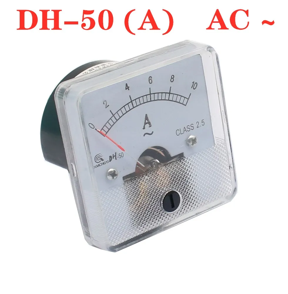 DH-50 AC Ammeter 1A 2A 3A 5A 10A 15A 20A 30A 50A Analog Pointer meter / Current meter