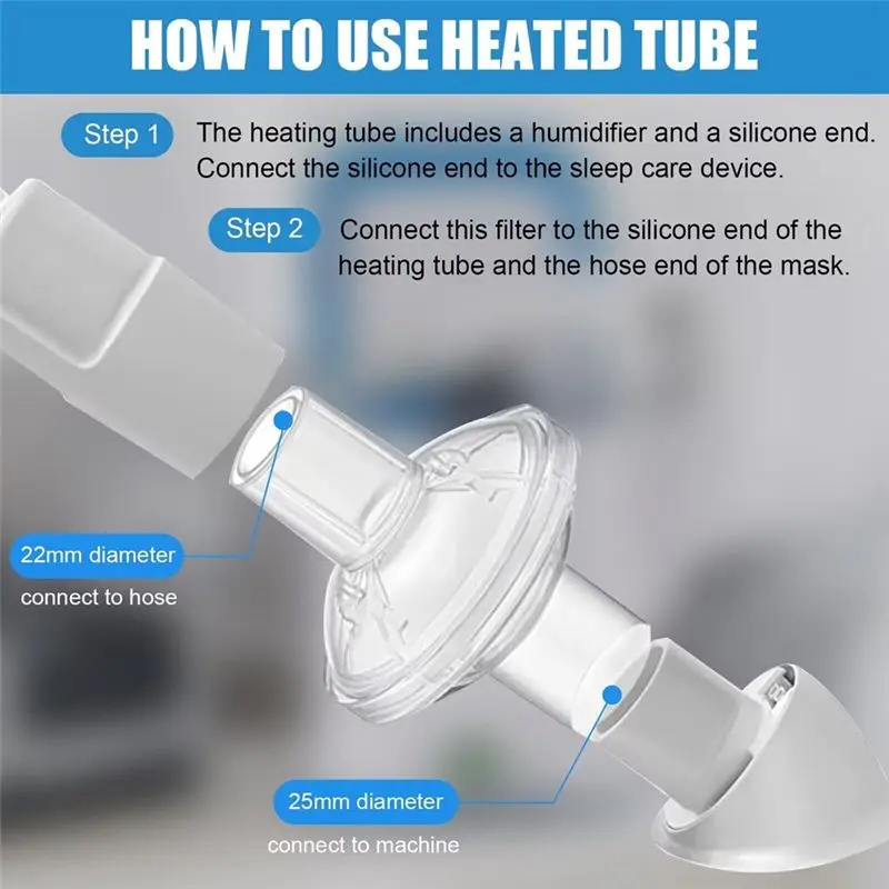 B03C-10 Pack Universal CPAP Filters For CPAP Machines,Individually Packing CPAP Air Dilters,CPAP Supplies