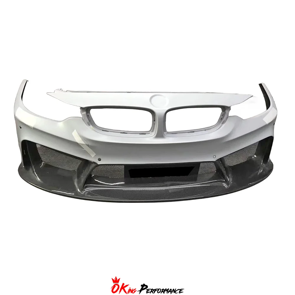 

3D Style Partial Carbon Fiber Front Bumper for F80 F82 F83 M3 M4 Body Kit