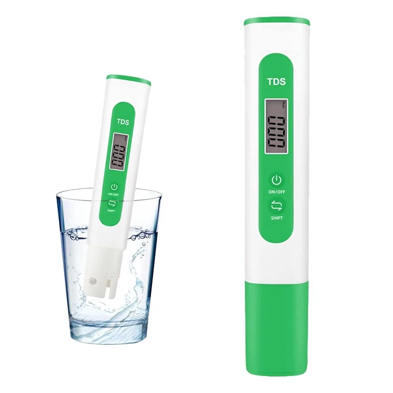 1 PCS TDS Meter Digital Water Quality Tester, 0-999 Ppm Measuring Range, 1 Ppm Increments, 2% Readout Accuracy