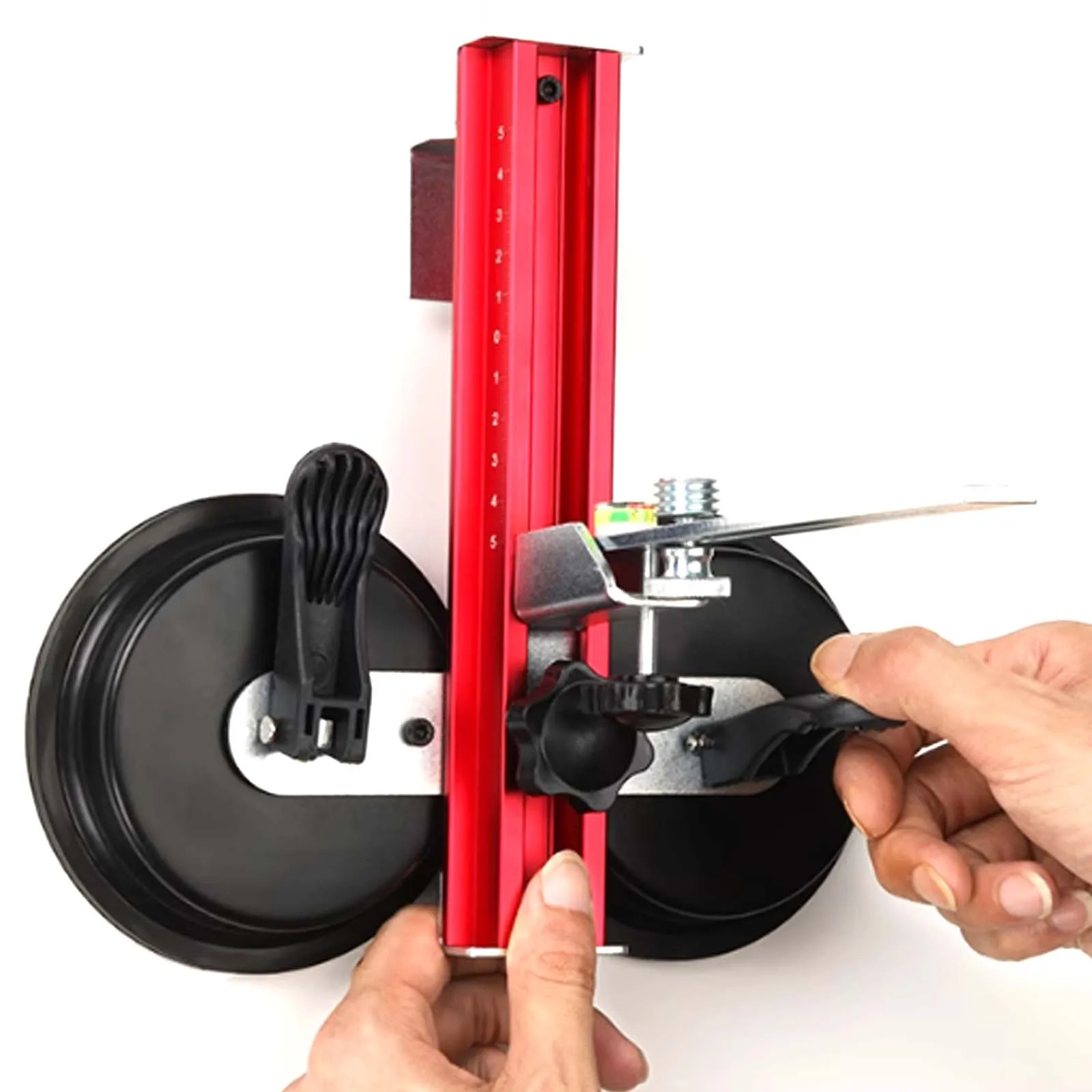 

Suction Cup Type Punch-Free Wall-mounted Level Bracket, Laser Infrared Horizontal Measurement Holders