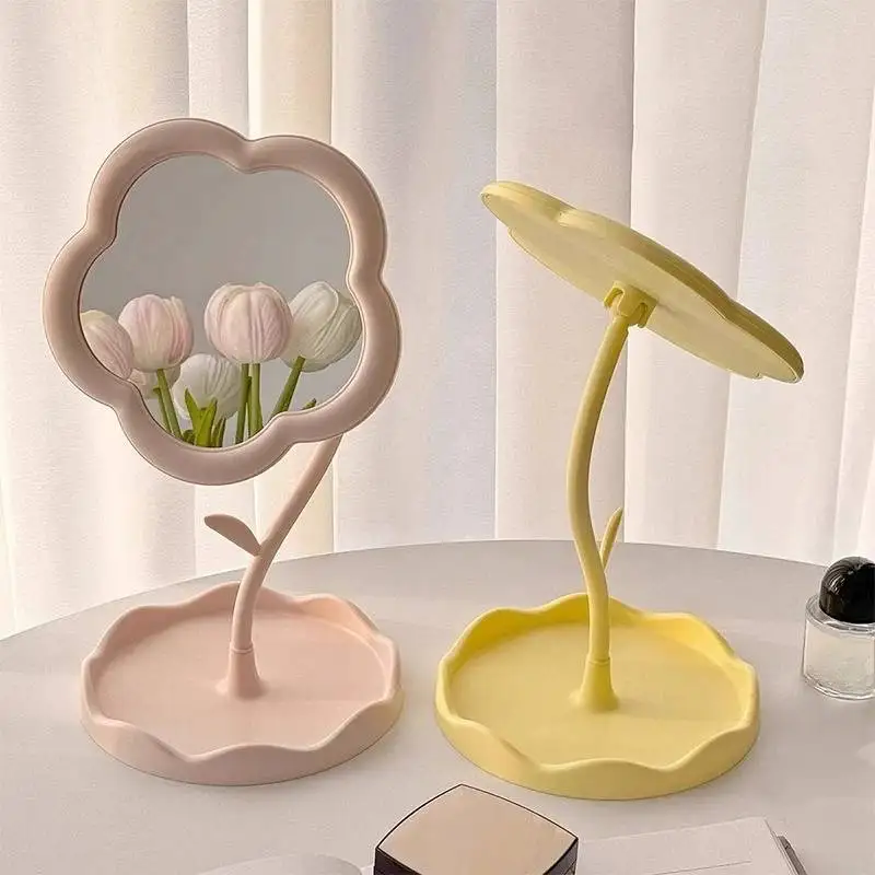 

Girl Unbreakable Mirror Decor Decoration Antique Mini Floor Mirror Decor Art M Akeup Decorative Specchietto Home Decor Items