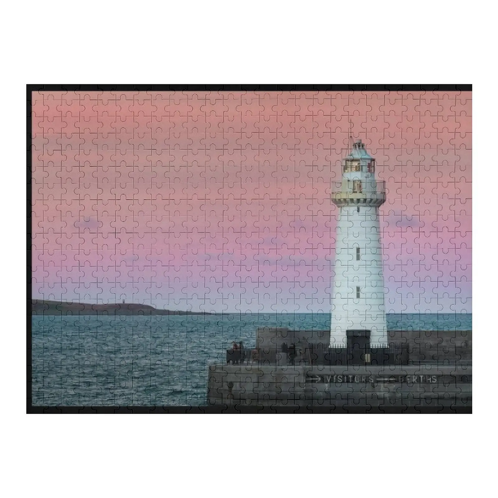

Donaghadee Lighthouse Jigsaw Puzzle Works Of Art Name Wooden Toy Puzzle