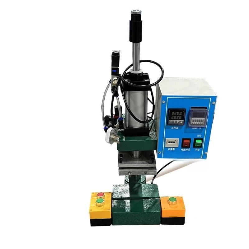Small nut hot melt machine single plastic hole nut hot pressing automatic riveting desktop nut heat machine