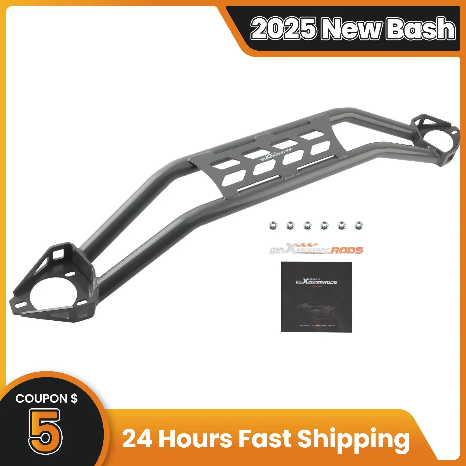 

Front Strut Tower Bar Dual bar design For Dodge Challenger 2008 2009 2010-2023