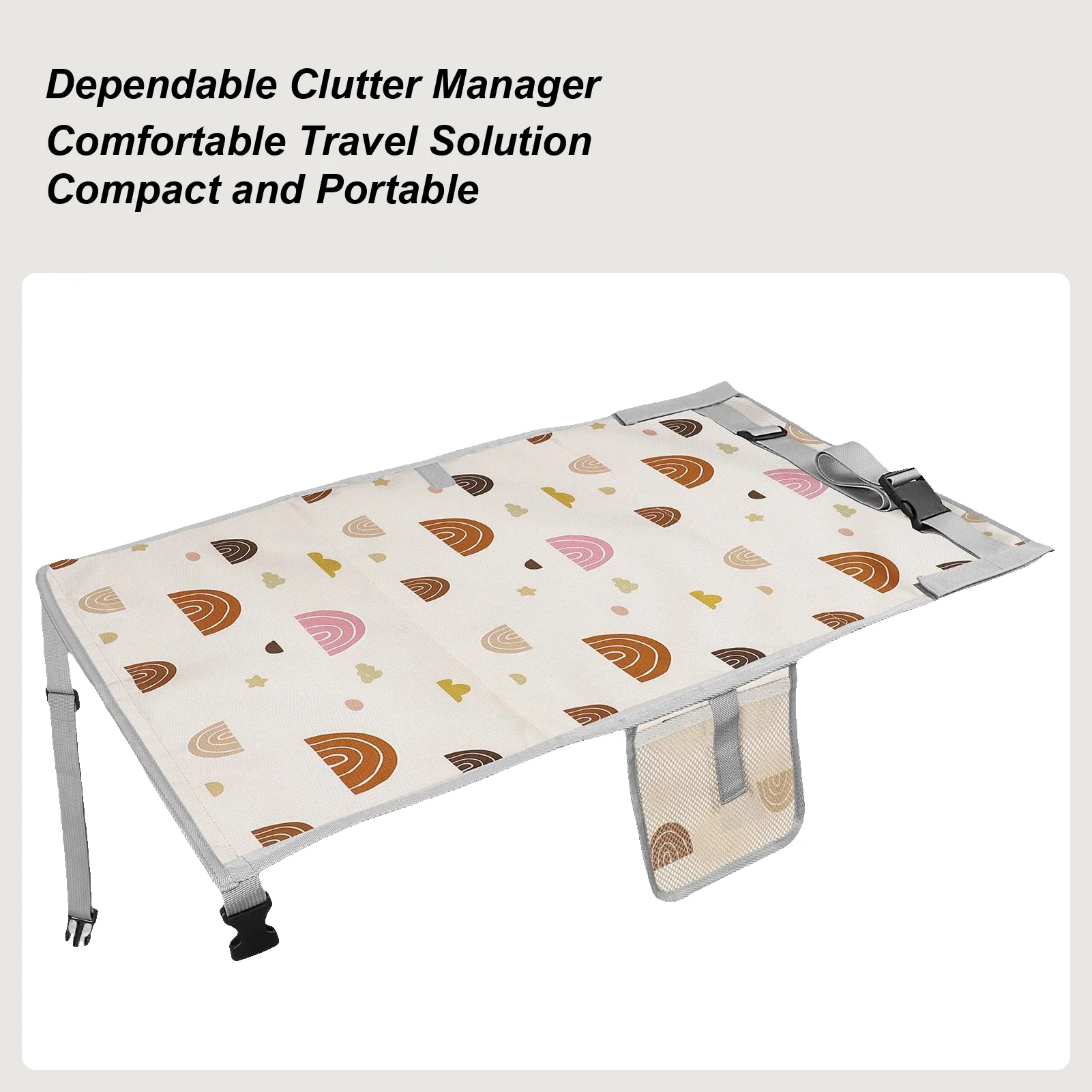 Kids Airplane Seat Extender Waterproof Baby Airplane Sleeping Bed Foldable Baby Plane Sleeping Pad For Dining High Chairs