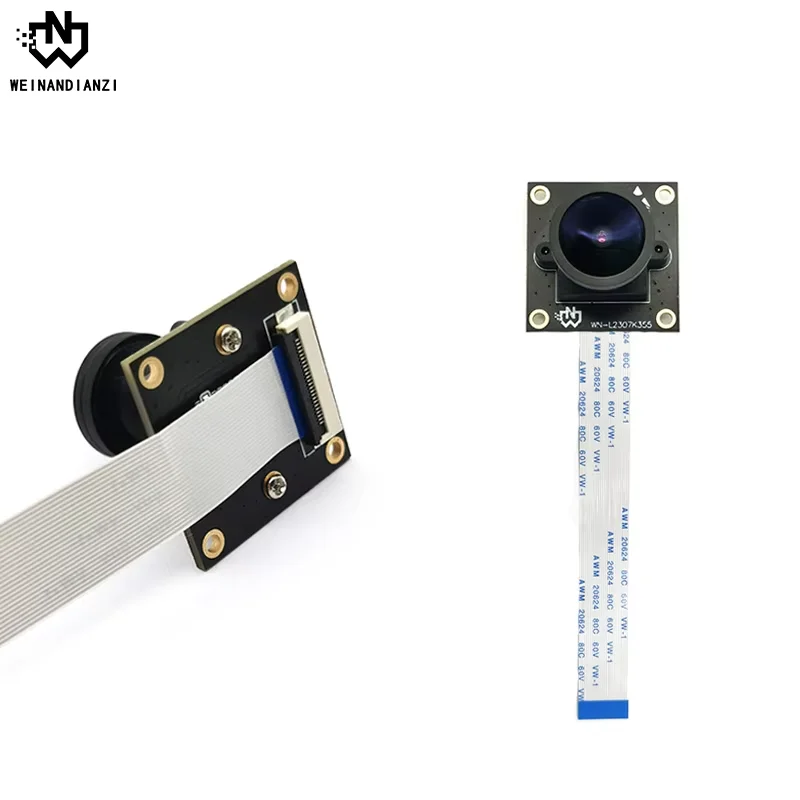 2MP 1080p MIPI Camera Module 24-pin Interface IMX307 1/2.8 Sensor 140-degree Wide-angle Lens 60fps