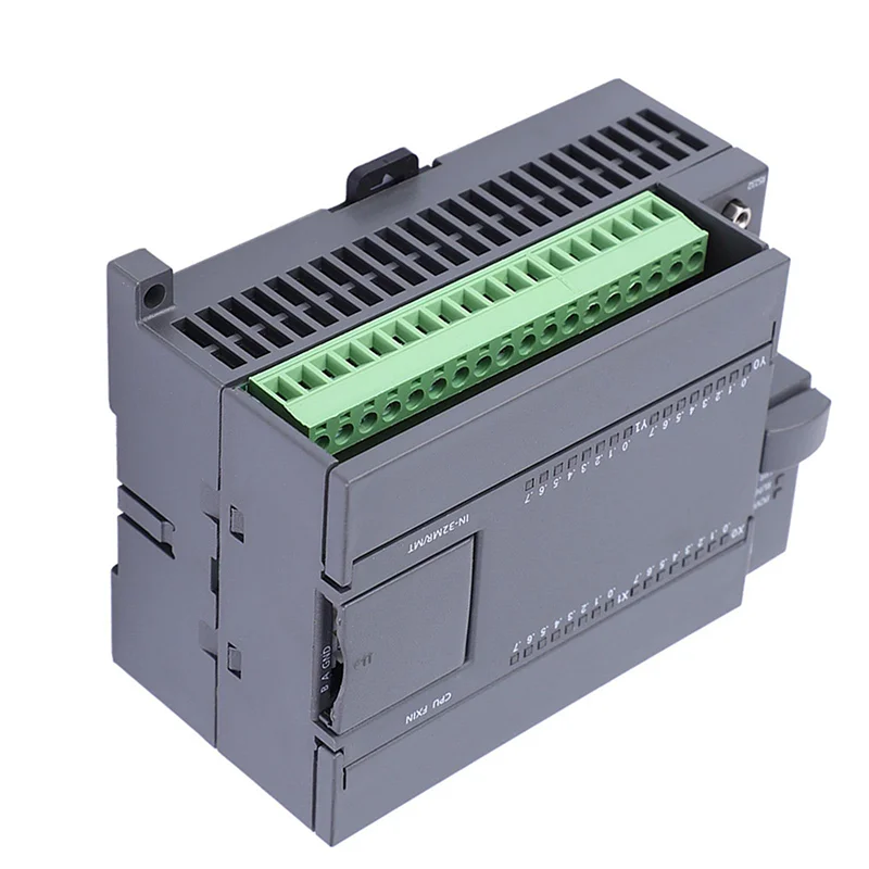 FX1N 32MR 32MT PLC لوحة تحكم صناعية 16 نقطة مدخلات مخرج تيار مستمر 24 فولت معدل باود 9600 دعم مكون إلكتروني HMI