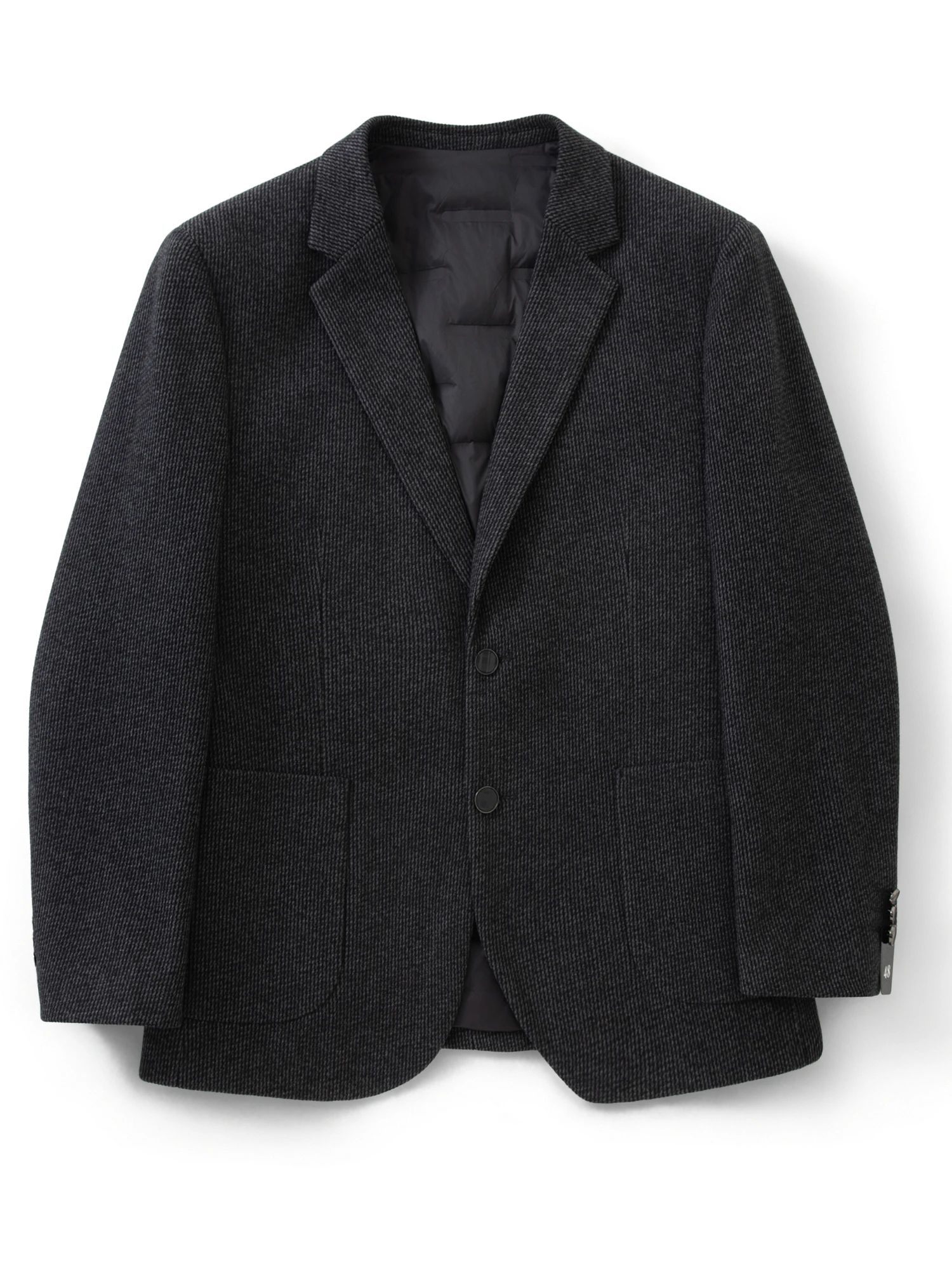 

Высококачественная стеганая мужская зимняя повседневная куртка-пуховик с теплым наполнителем, длинным рукавом, приталенного кроя, однотонная