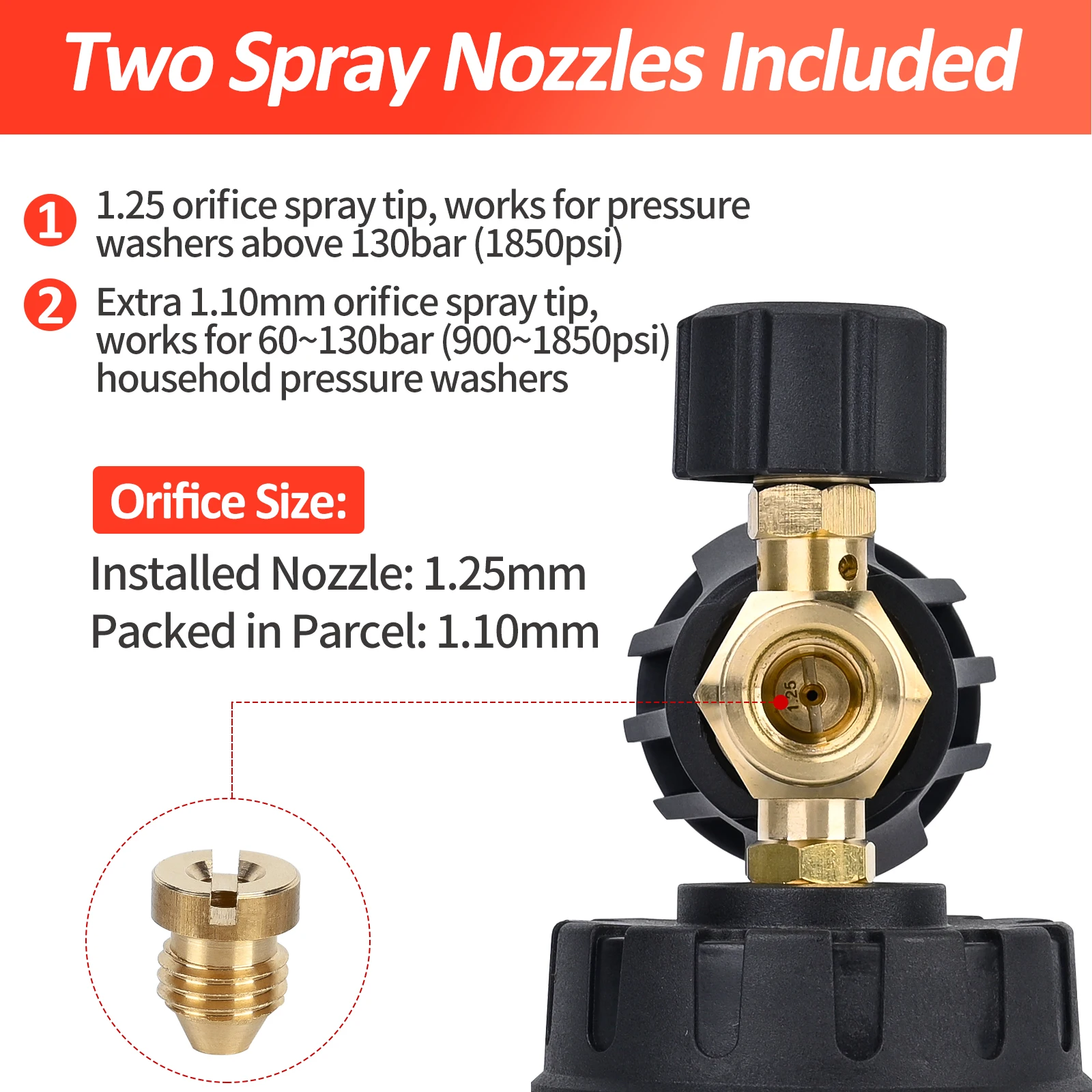 BEAR FORCE Pressure Washer Col - огляд і ціна Bear Spray Clip