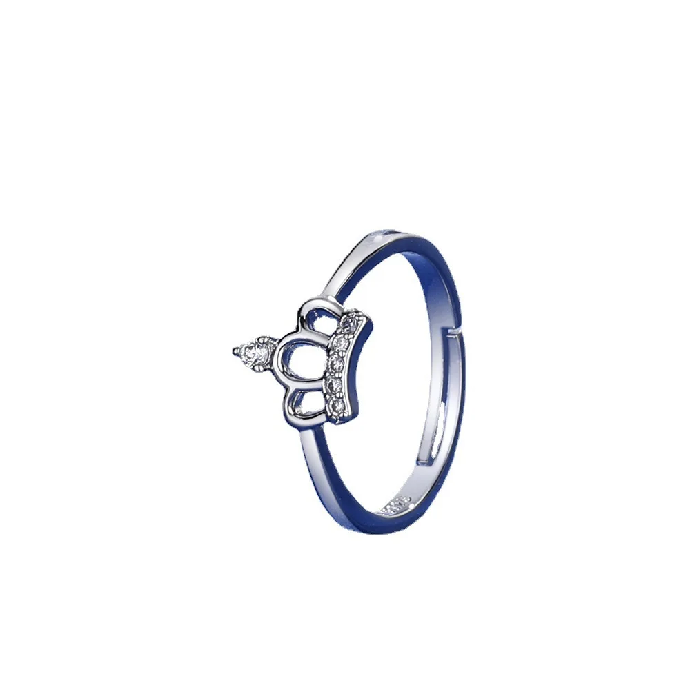 PT950 ring, micro-set ladies' ring, simple ladies' ring, long-lasting without fading, unique and elegant, gemstone ladies' ring
