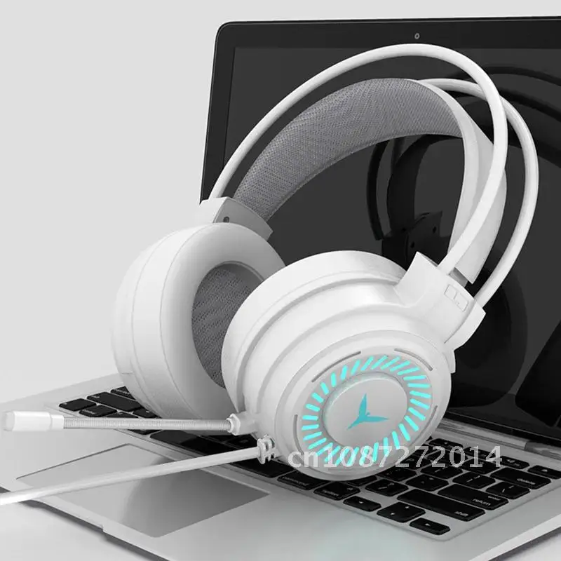 Wired Headphones 7 LED Illumination Stereo Stereo Bass Surround PC Notebook With Microphone G58 3.5mm Gaming Headset