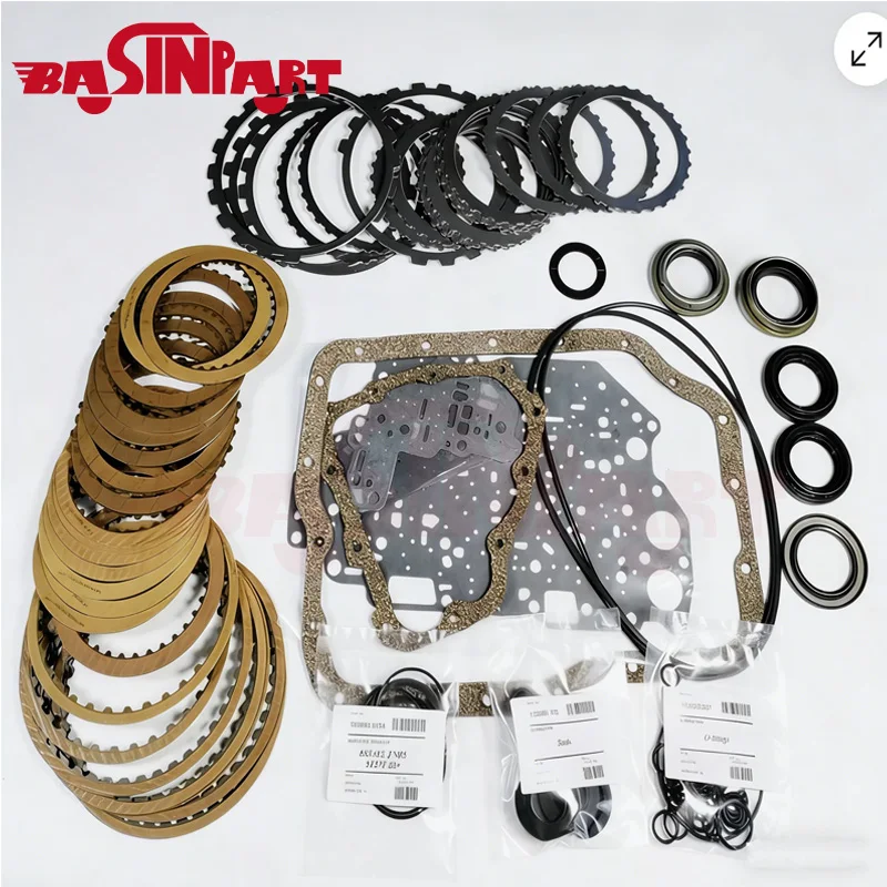 Kit Completo de Reparo e Recondicionamento para Transmissão Automática 5F27E FNR5 FS5AEL, incluindo Discos de Fricção, Aço, Retentores e Juntas para Mazda 5 Velocidades
