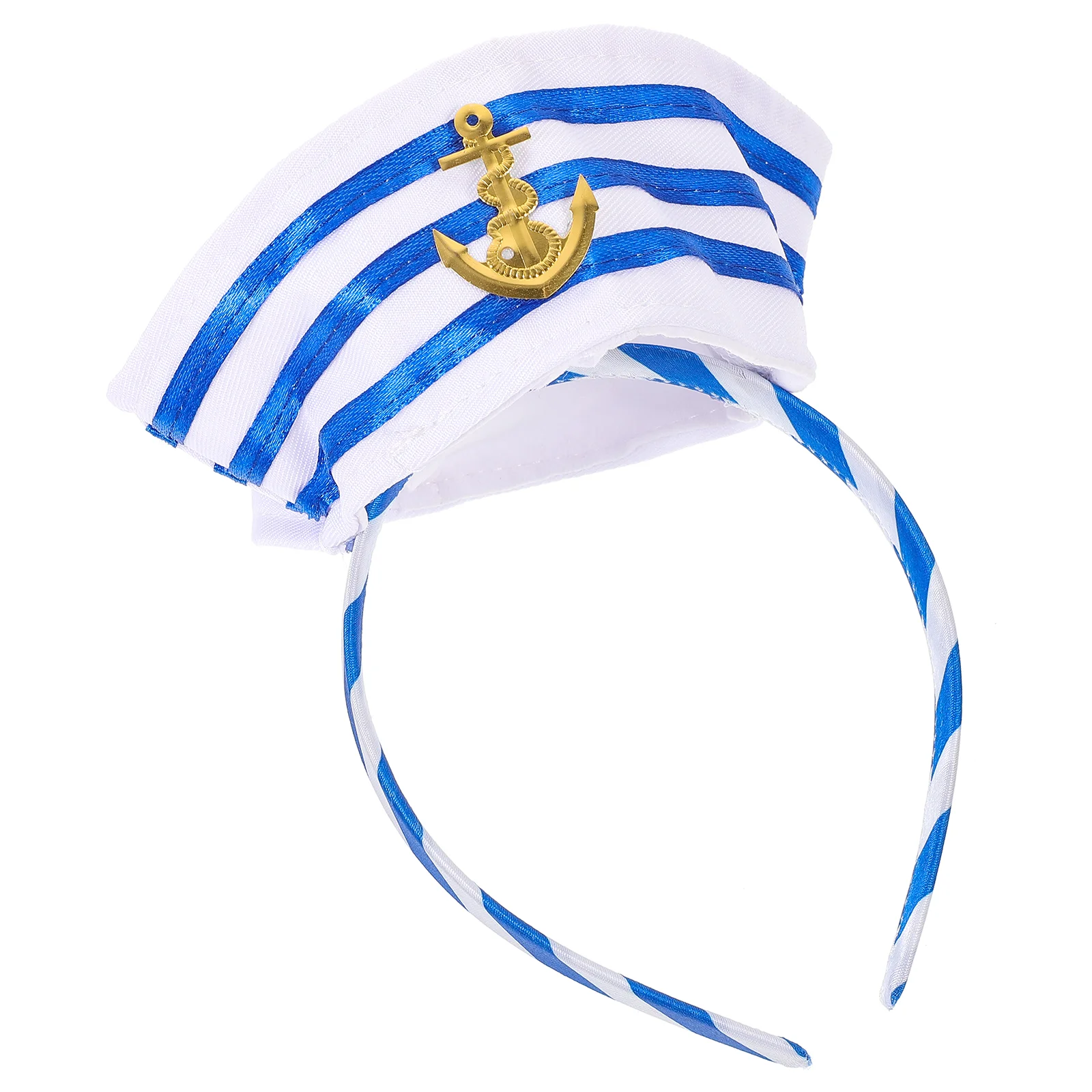 Navy Headband Decorative Sailor (blue Headband) Cosplay Hairband Marine Hat Hoops Accessories Captain Universal Costume Cloth