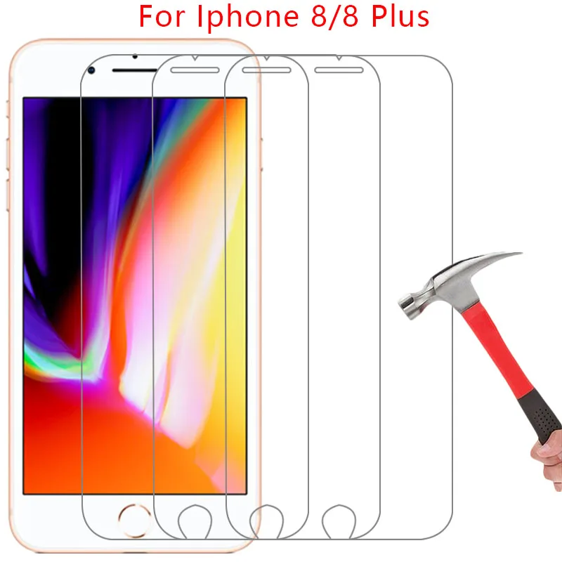 screen protector for apple iphone 8 plus protective tempered glass on iphone8 8plus i8 iphone8plus film glas i phone ipone iphon