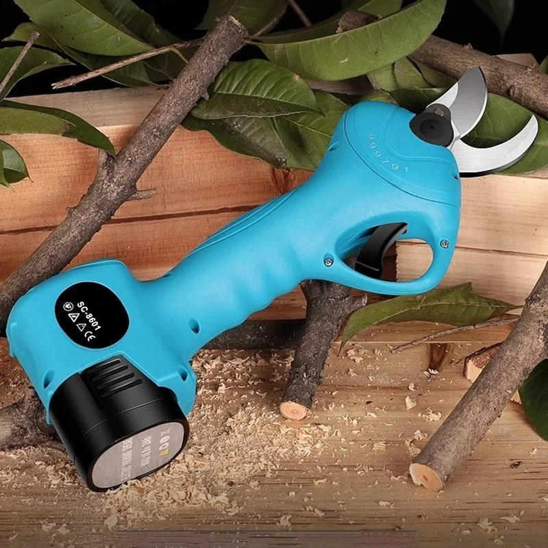 Electric Pruning Shears Portable Rechargeable Trimming Tool Garden Pruning Fruit Trees Electric Scissors Household Cutting Tools