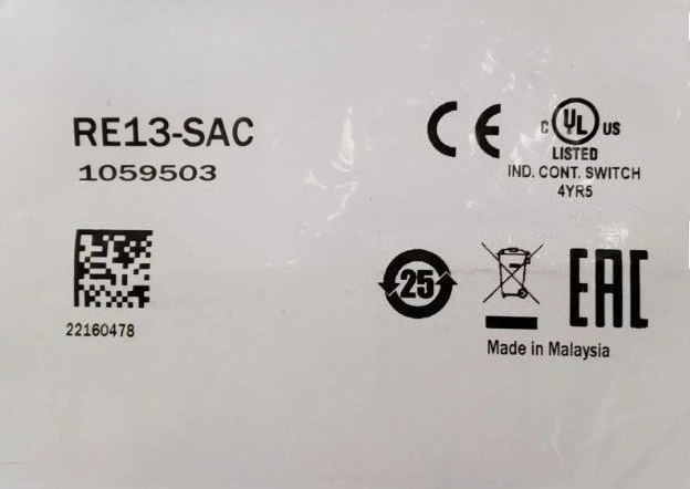 

Brand New Original RE13-SAC 1059503 safety Expedited shipping