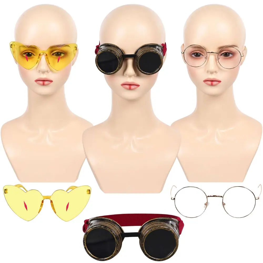 

Очки для косплея Hazbin Sir Pentius, очки для ролевых игр в отеле с героями мультфильмов, прозрачные очки, аксессуары для карнавального костюма на Хэллоуин