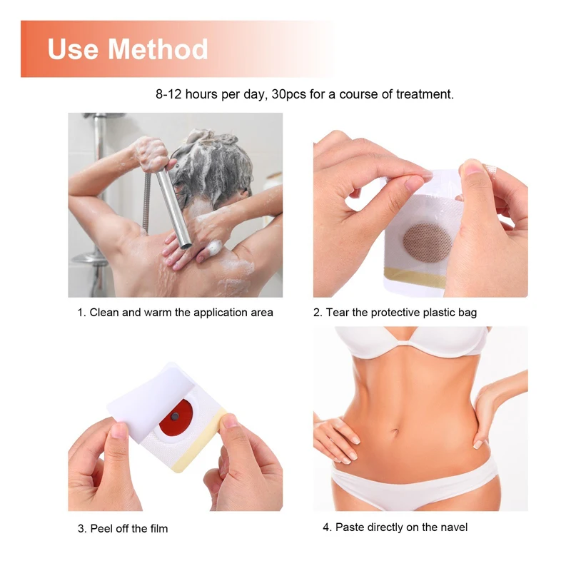 Chinese Medicine100% Fast Weight Loss Navel Sticker Slimming Product Health Safe Fat Burner Slimer Tool Lower Body Slim Patch