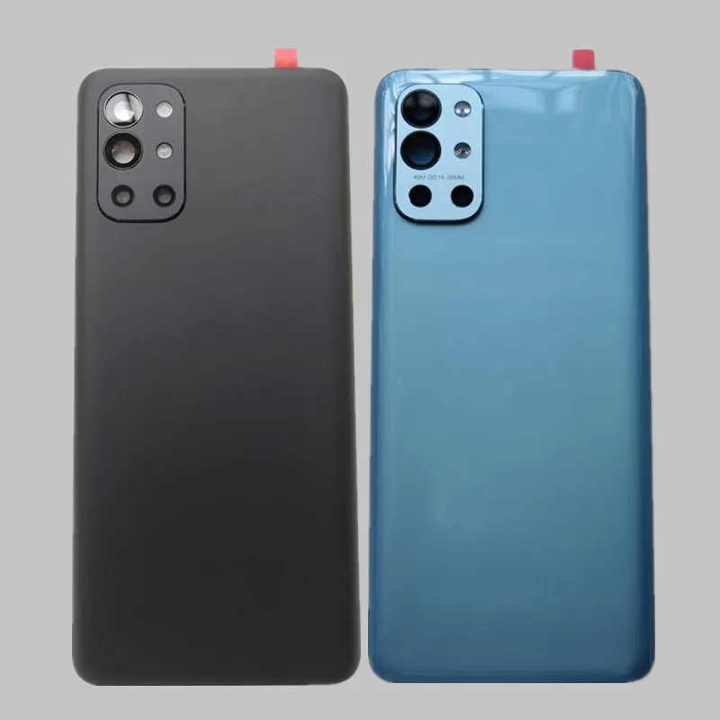 Back Cover for Oneplus 9R 1+ 9R Rear Glass Battery Housing Door Case Panel Repair with Camera Lens