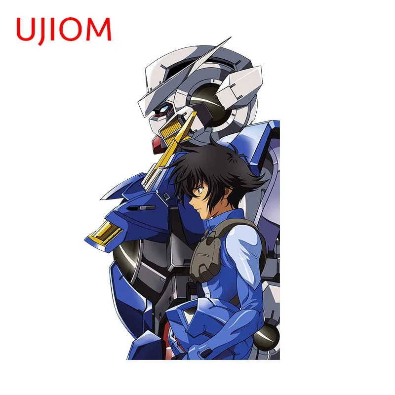 UJIOM 13cm x 7.9cm For Anime Gundam Personality Suitable For Any Flat And Smooth Clean Surface Vinyl Car Stickers And Decal