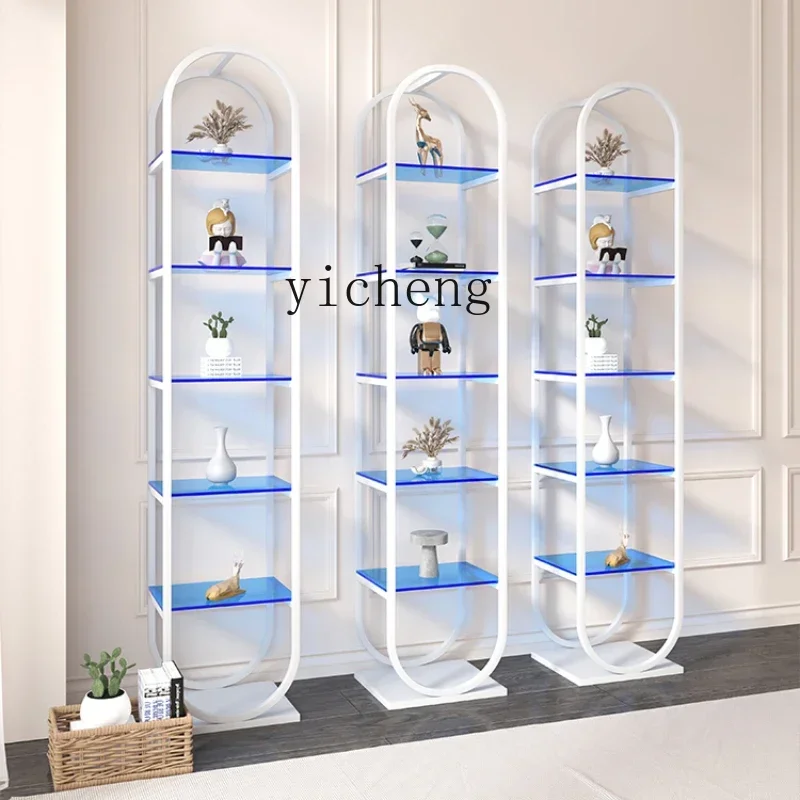 

Acrylic Wrought Iron Display Rack Shelf Figure Ornament Floor Display Rack