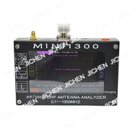 Mini1300 4.3 inch LCD Touch Screen 0.1-1300MHz HF/VHF/UHF ANT SWR Antenna Analyzer Meter Tester