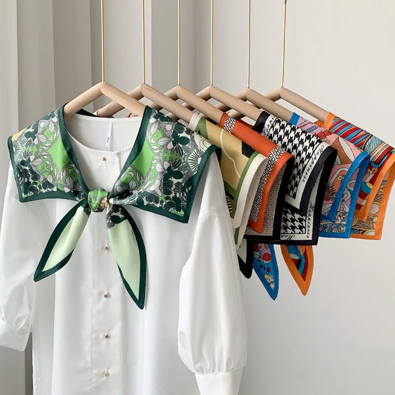 Poncho Shawl Summer Exterior Decoration Women's Scarf Spring and Autumn Thin Tashion Fake Collar Versatile Sun Protection Cape H